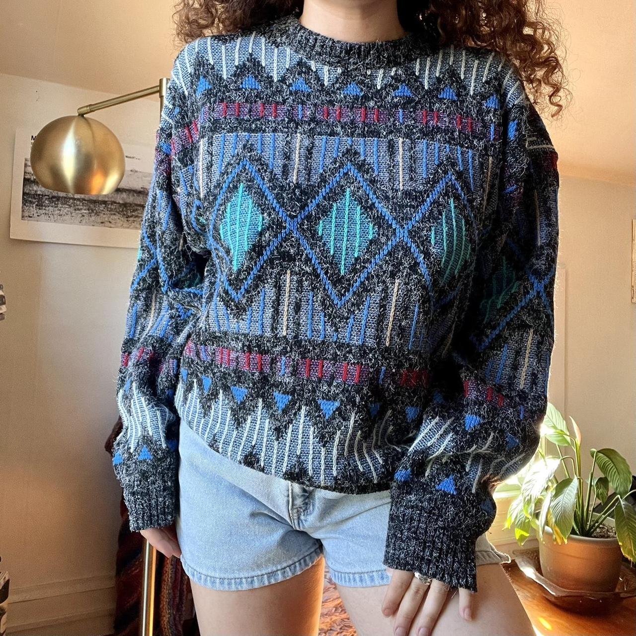 Vintage 80s Santana cozy sweater 🪩