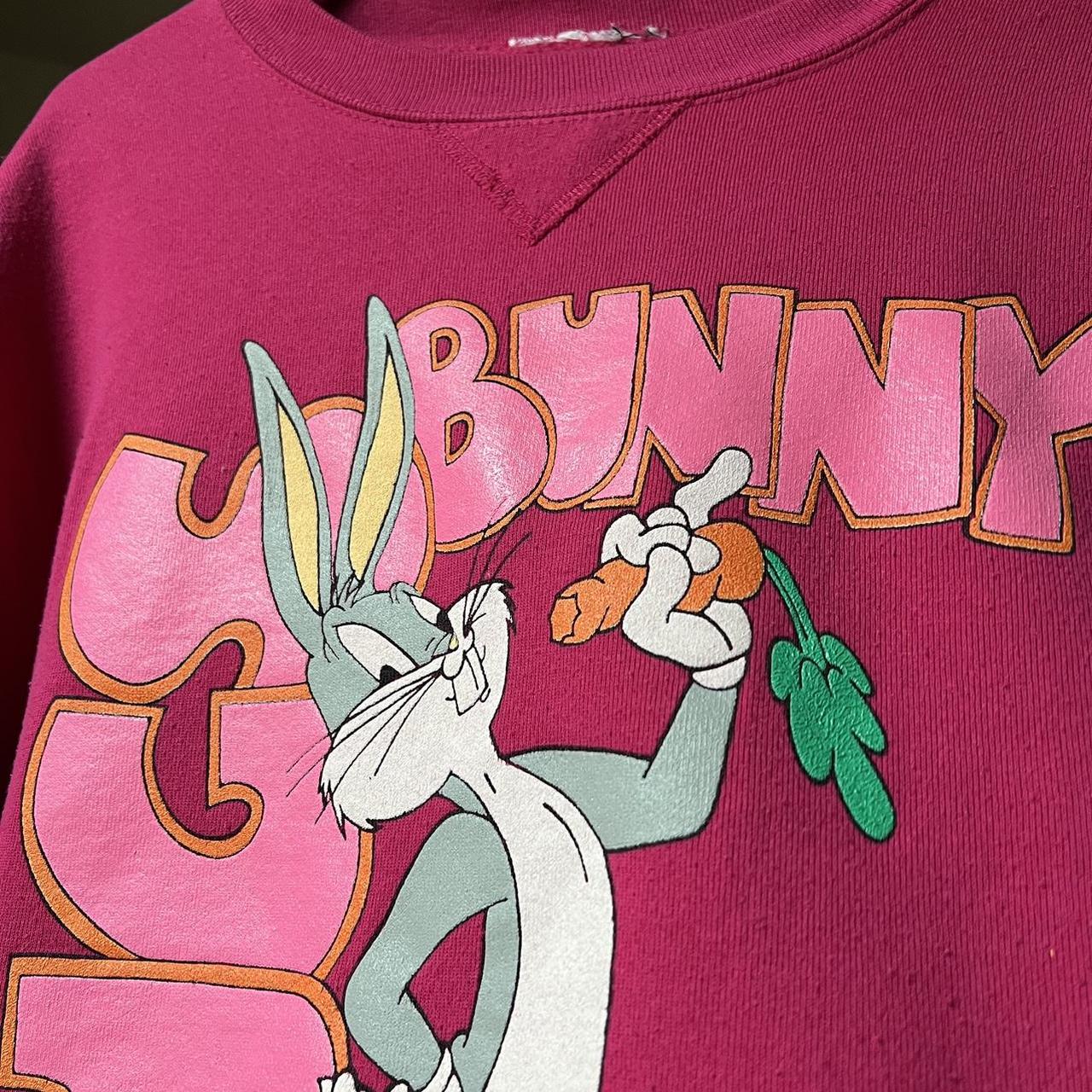 Vintage 1993 outlets Pink Bugs Bunny Sweatshirt