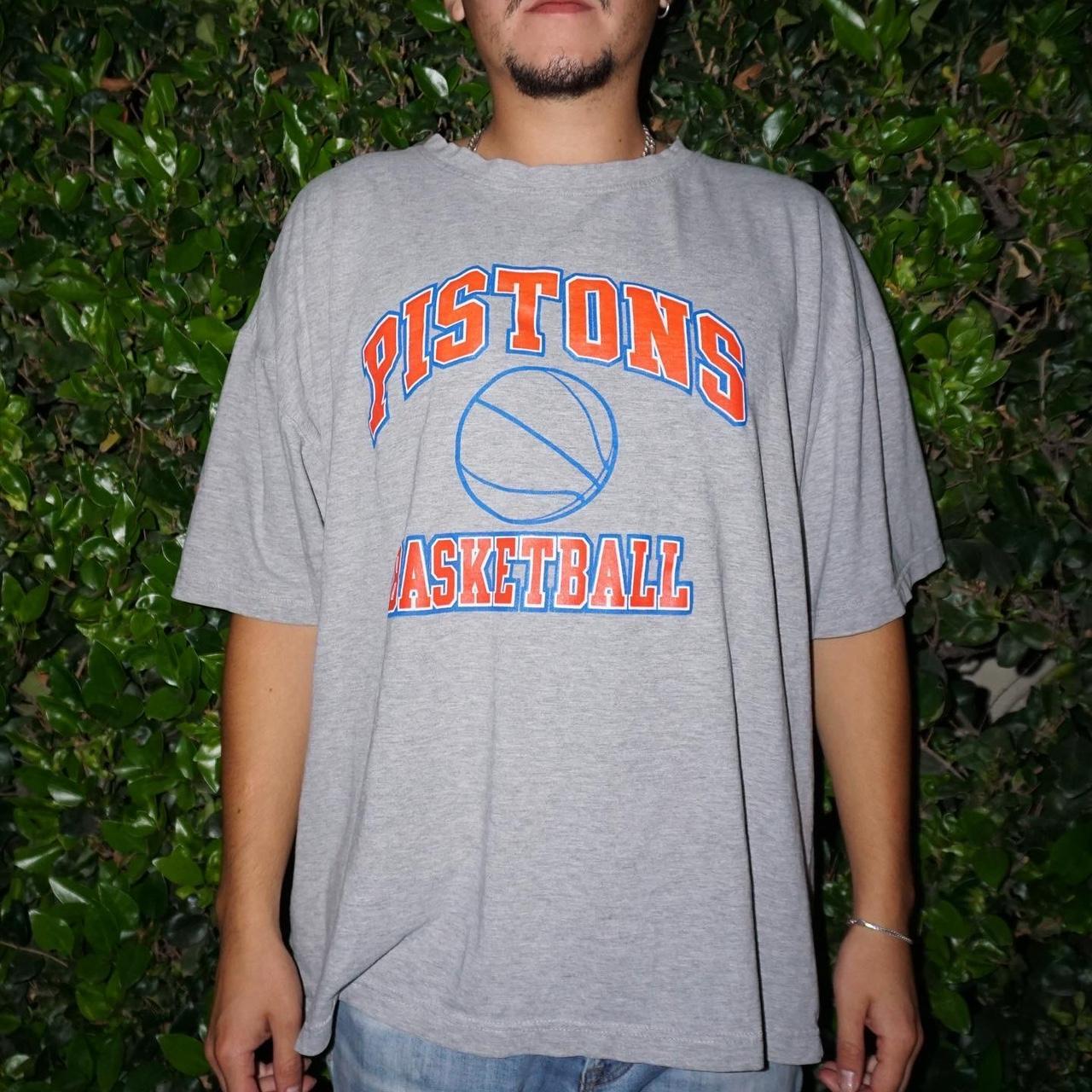 NBA Men's White and Orange T-shirt