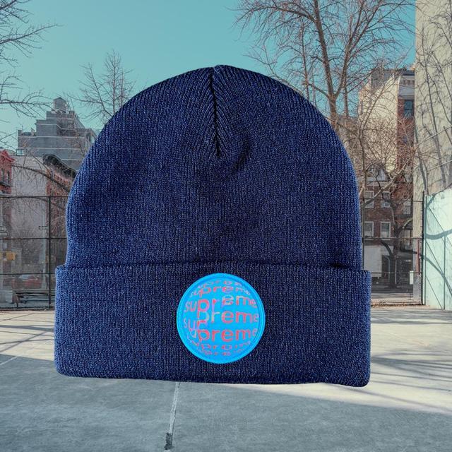 帽子 supreme lentcular patch beanie 21ss SUPREME LENTICULAR PATCH BEANIE (RED) SS21 BIG LOGO NEW ERA
