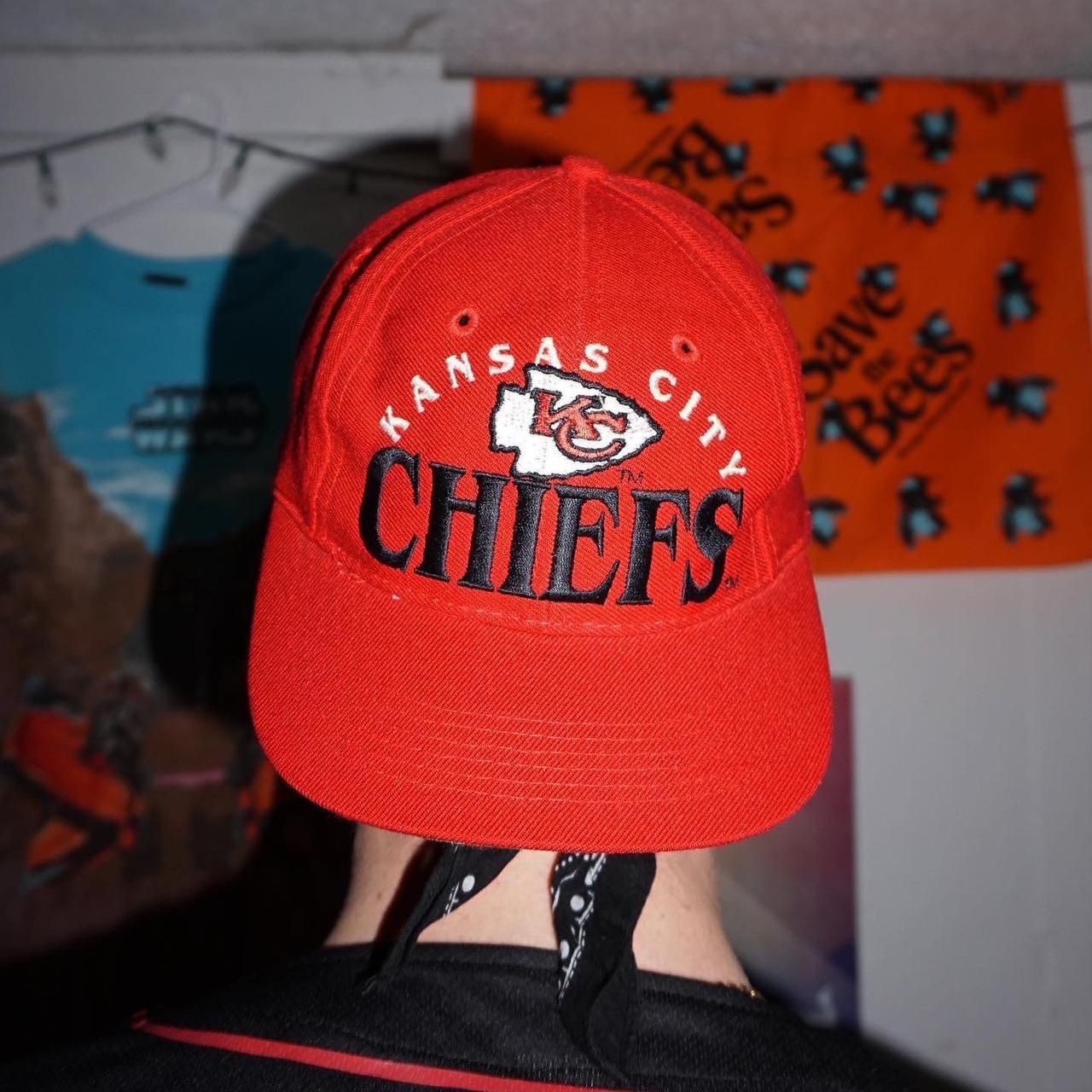 90’s Kansas City Chiefs , SnapBack , White & black