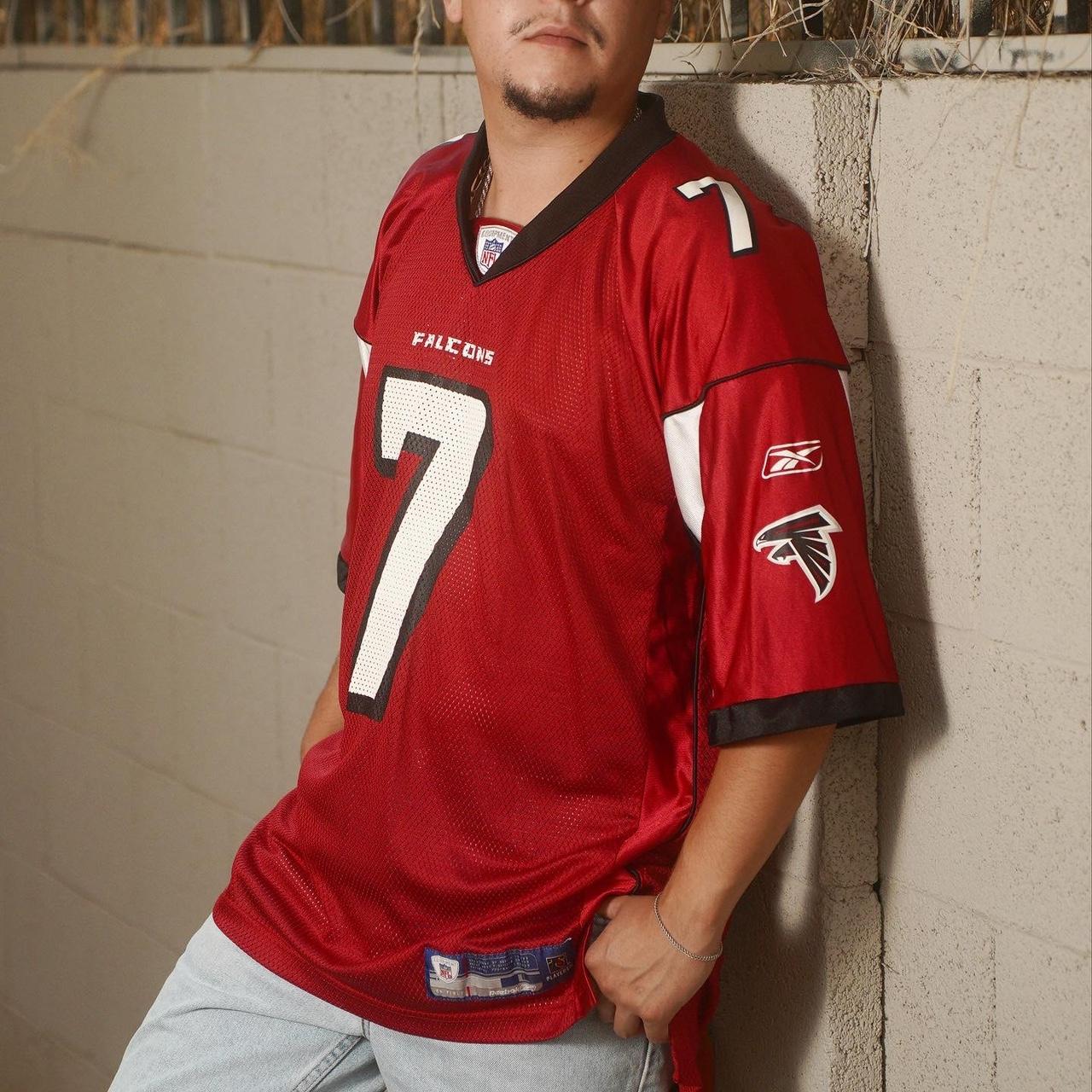 michael vick falcons jersey red