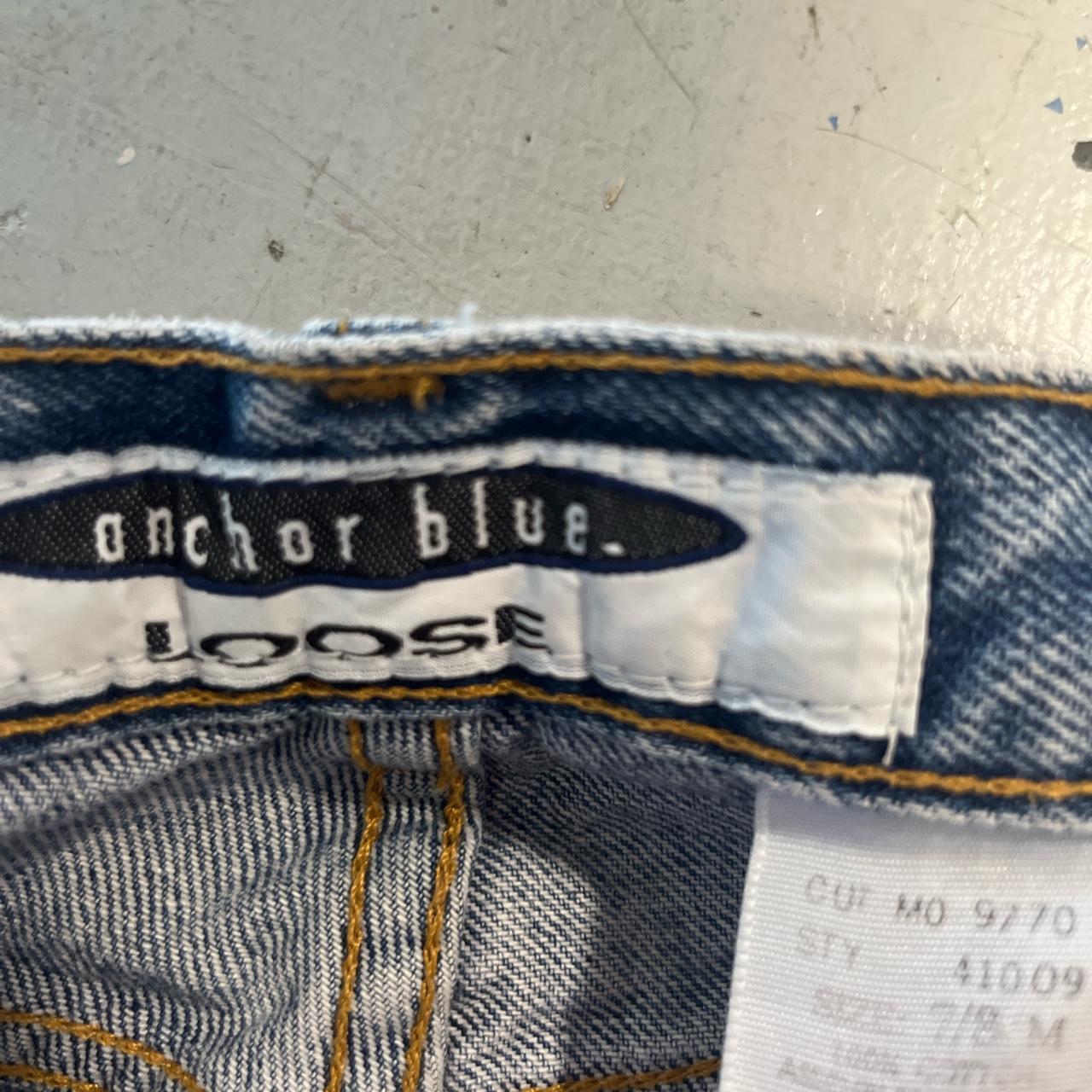 ANCHOR BLUE JEANS (LOOSE SERIES) Size: tag read 7/8... - Depop