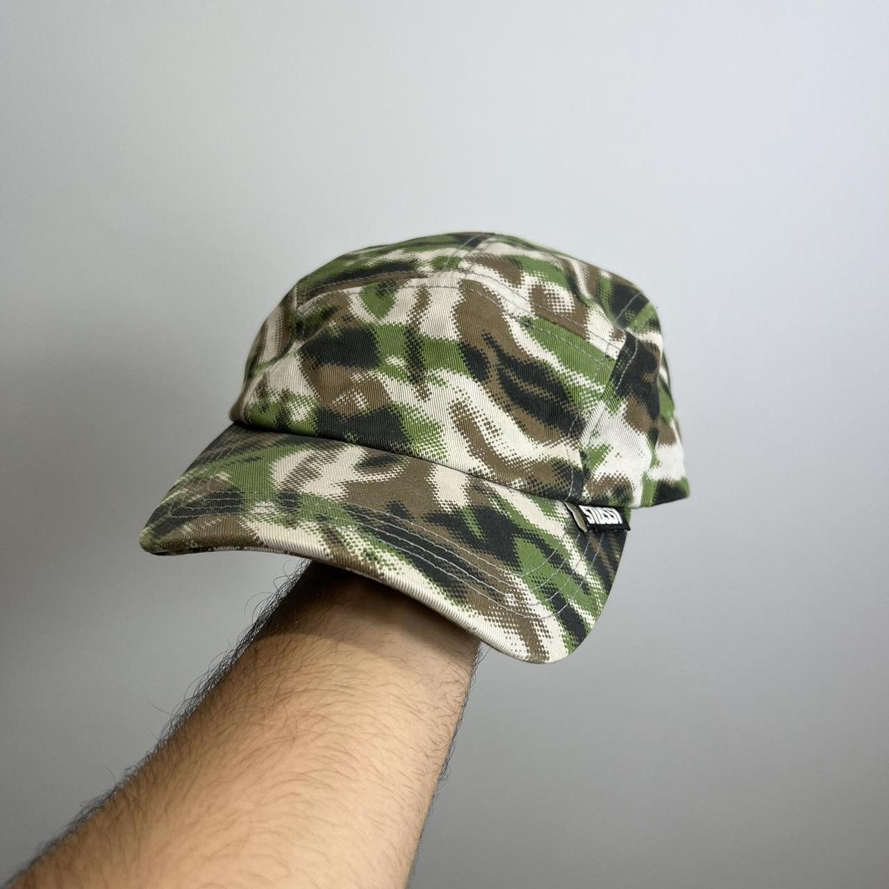 Vintage Stussy 5 Panel Cap Camo. One size. Good... - Depop