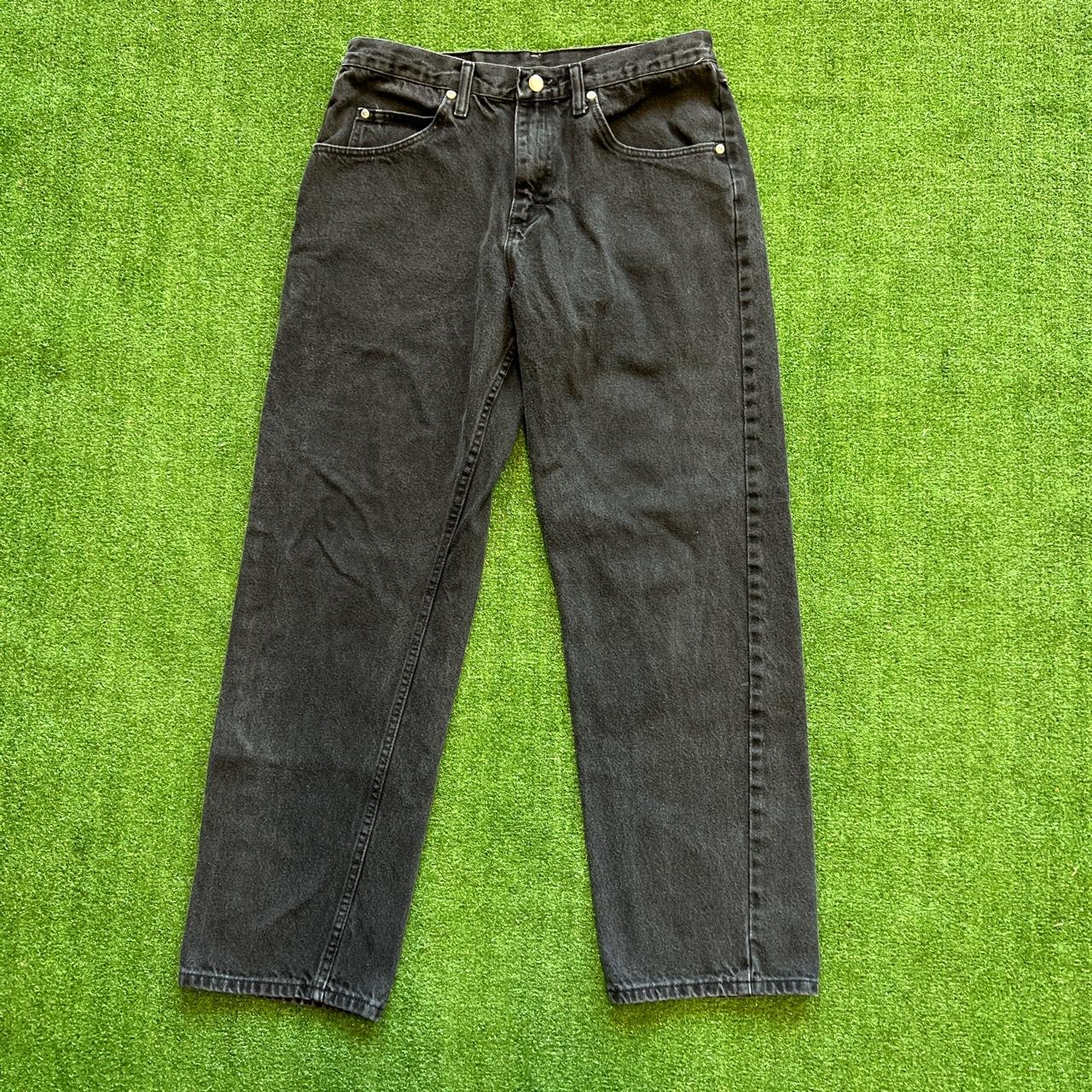 Wrangler Relaxed Fit Washed Out Black Jeans