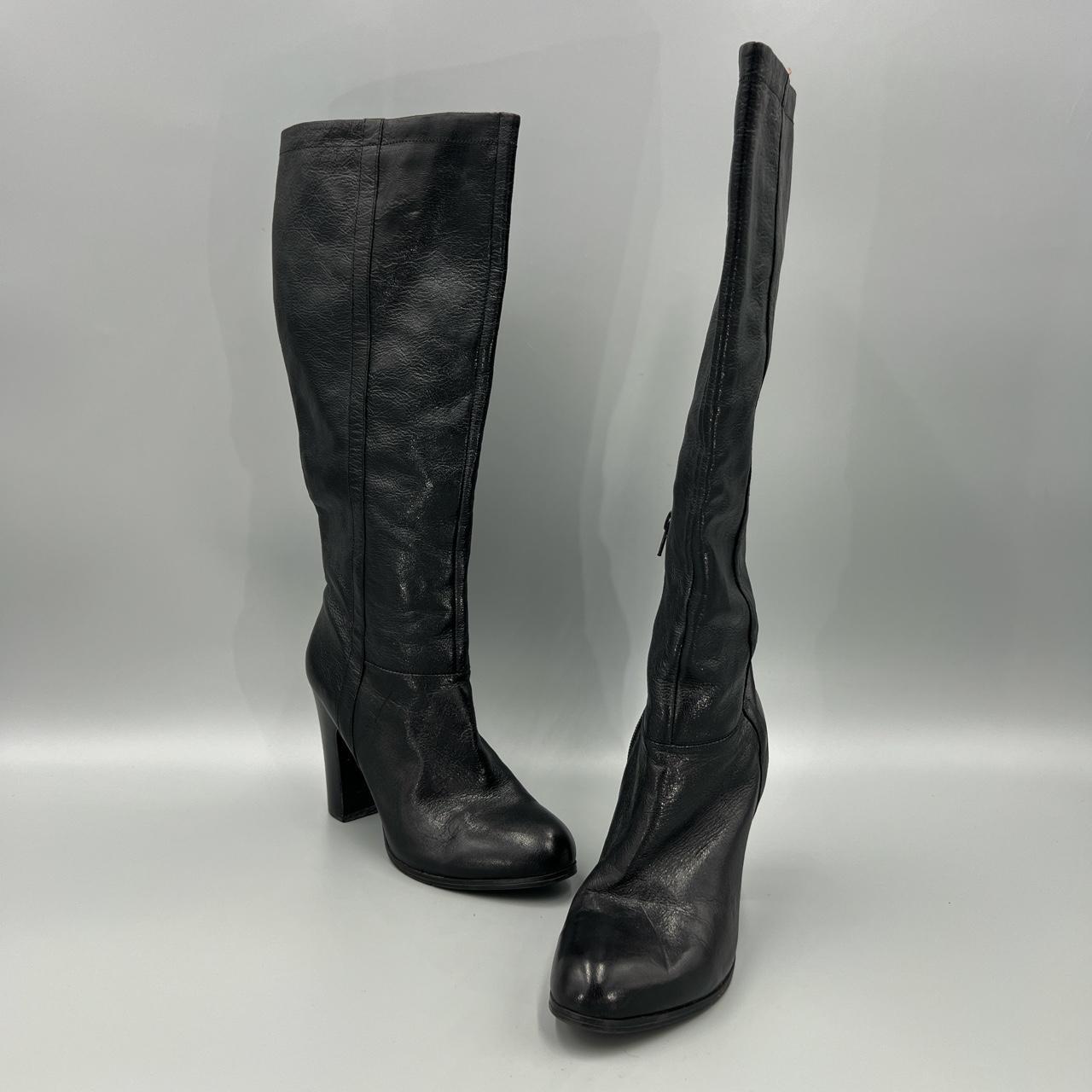 Nine West Women's Black Boots | Depop