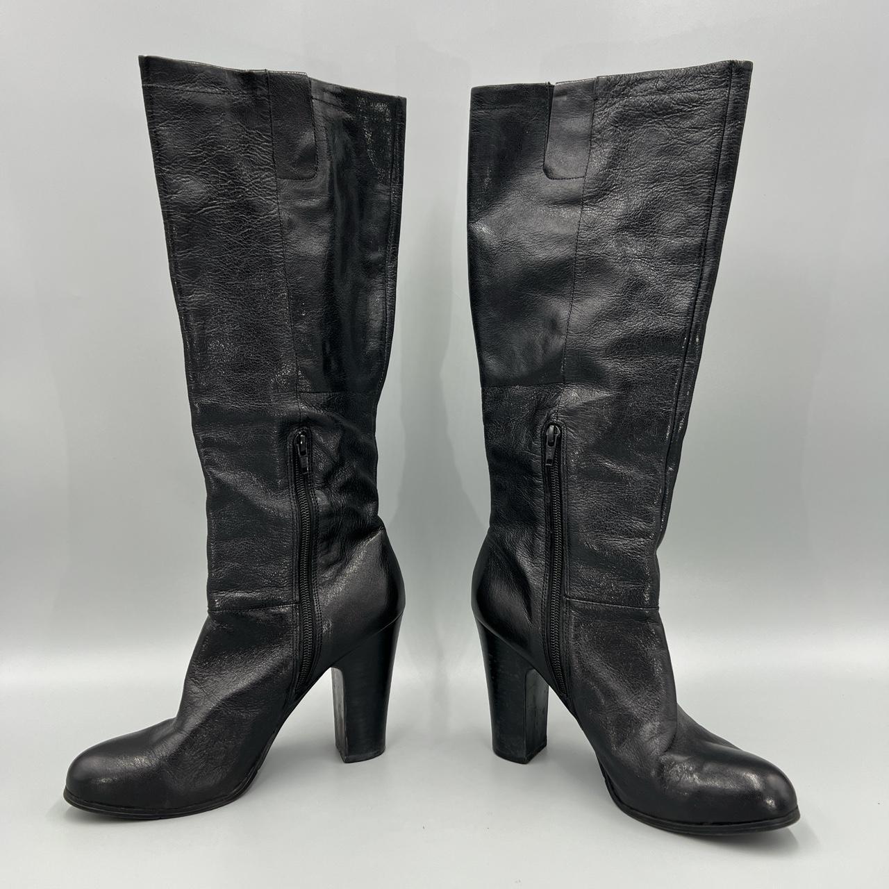 Nine West Women's Black Boots | Depop