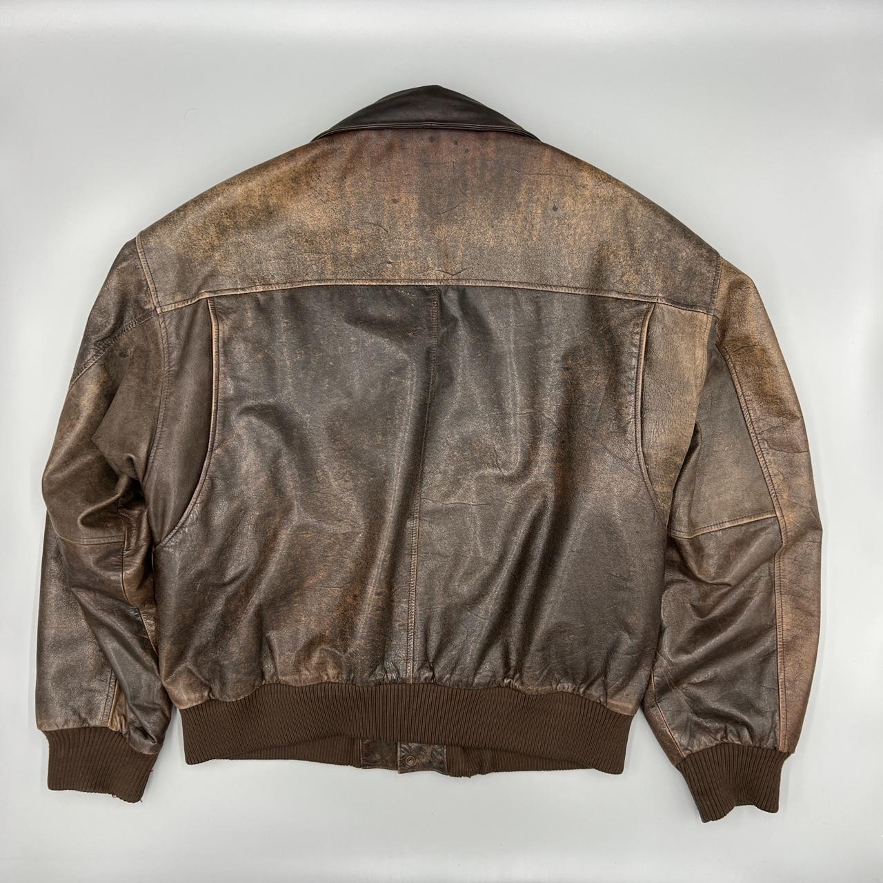 Vintage Distressed Brown Mechanics Jacket Brand:... - Depop
