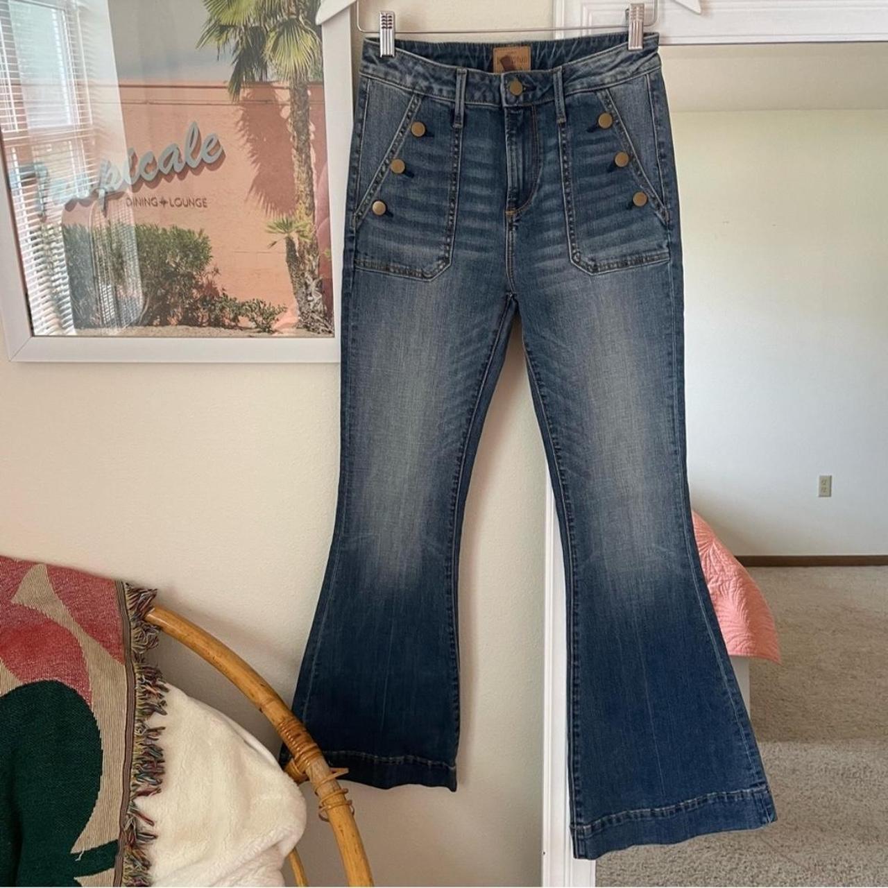 Free People purchases Driftwood Farrah flare size 26