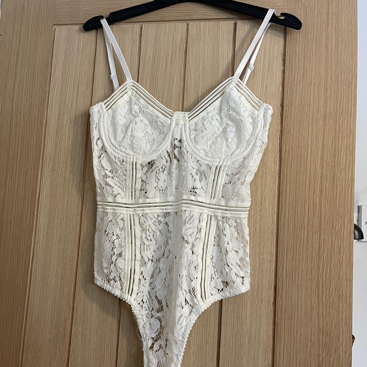 Missguided lace bodysuit Underwired Size:... - Depop