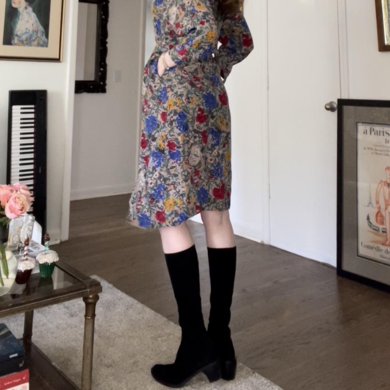 Albert Nipon Women's Slip Dress - Multi/Blue - M … - image 5