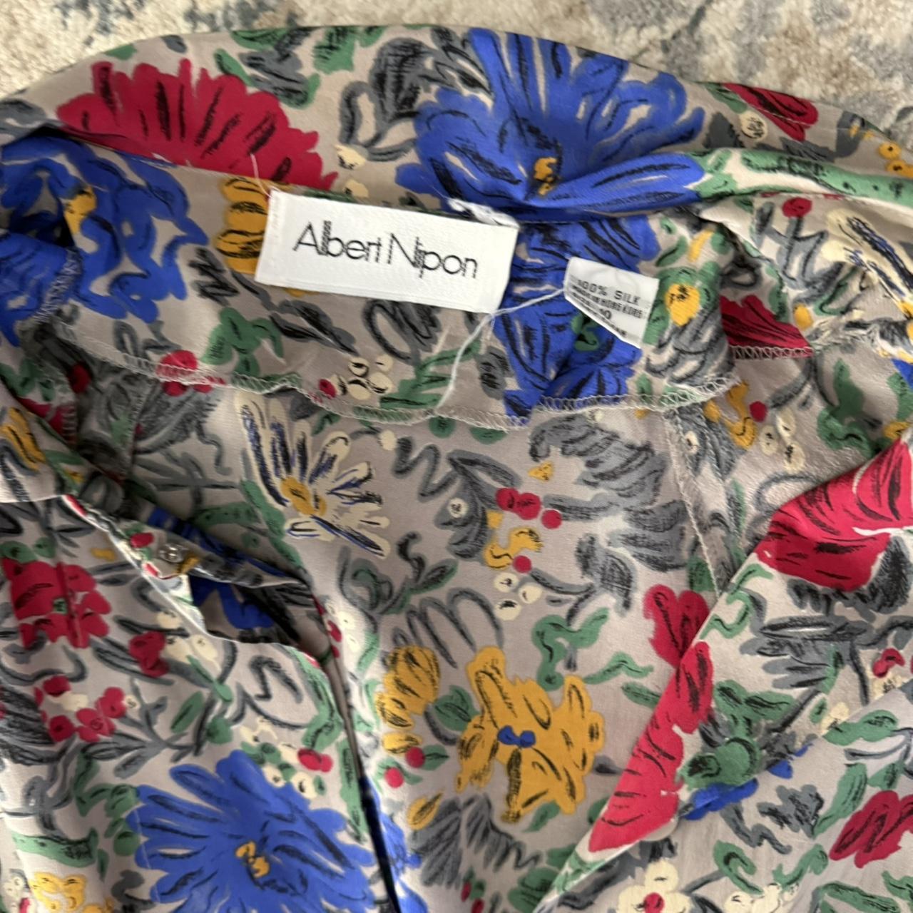 Albert Nipon Women's Slip Dress - Multi/Blue - M … - image 6