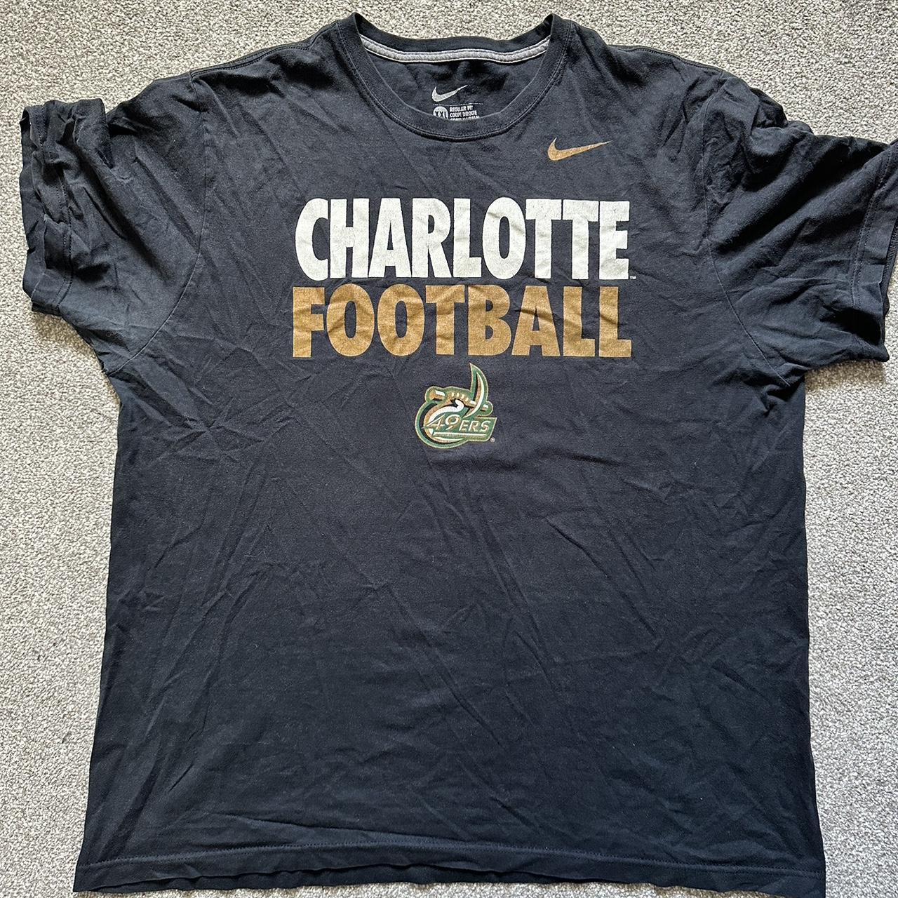 Charlotte Forty Niners Football Vintage Graphic Tee (Unisex