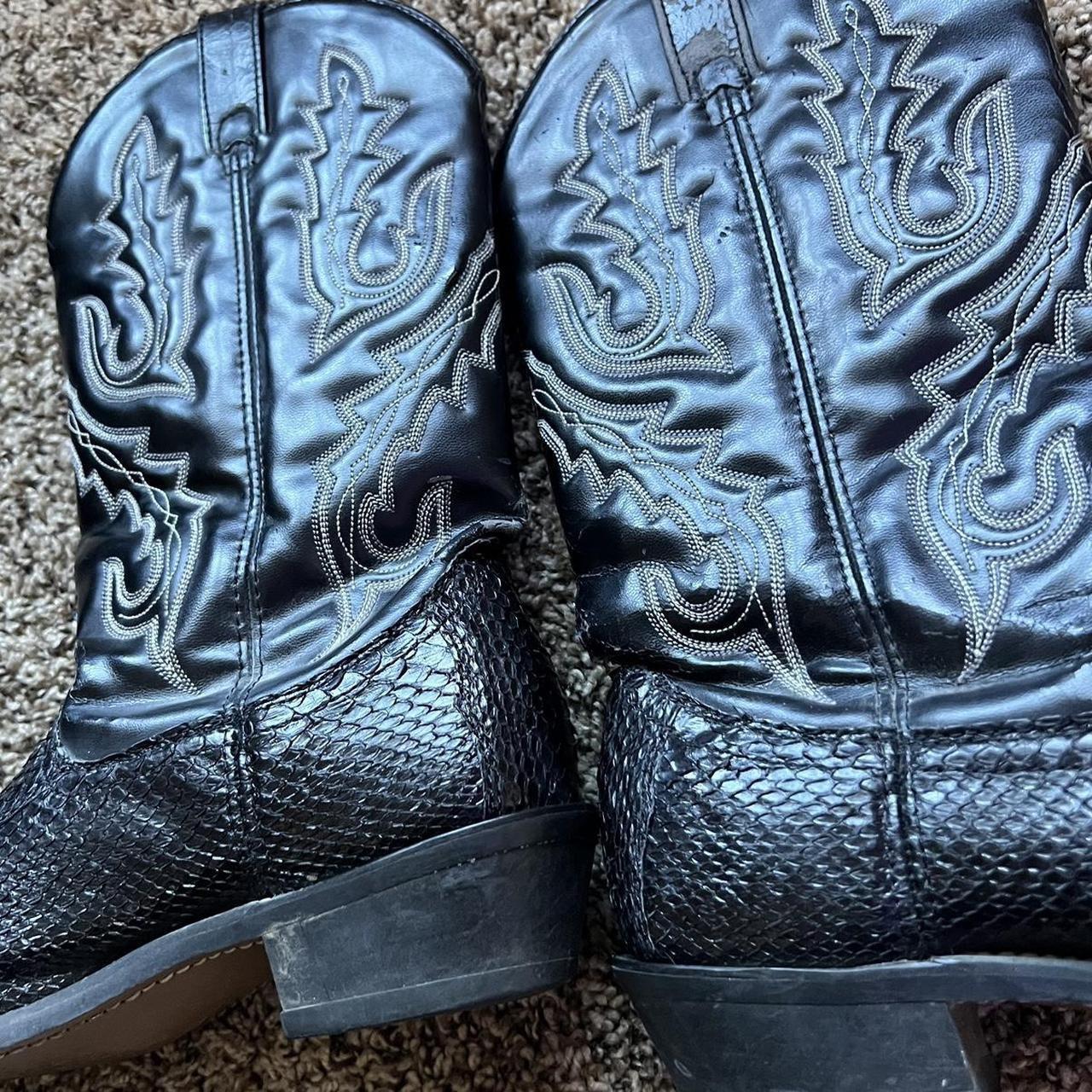 snakeskin cowboy boots