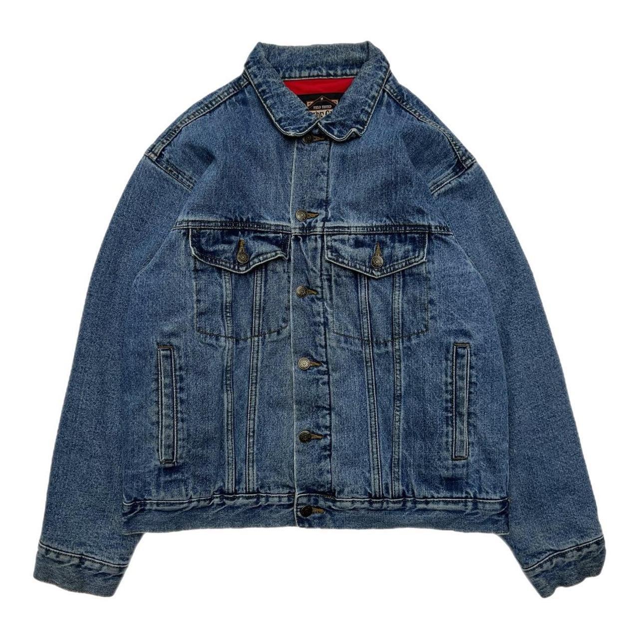 Vintage Insulated Denim Jacket | 1990s Great... - Depop