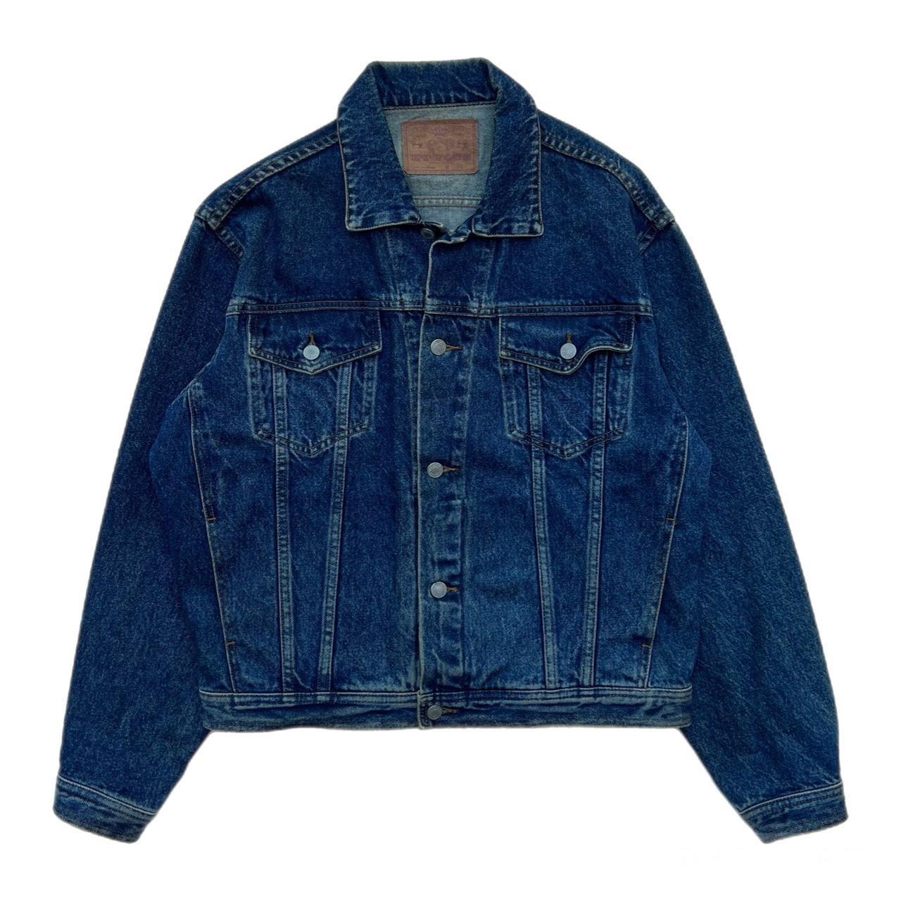 Vintage Denim Jacket - 1990s Tagged 2 but fits like... - Depop