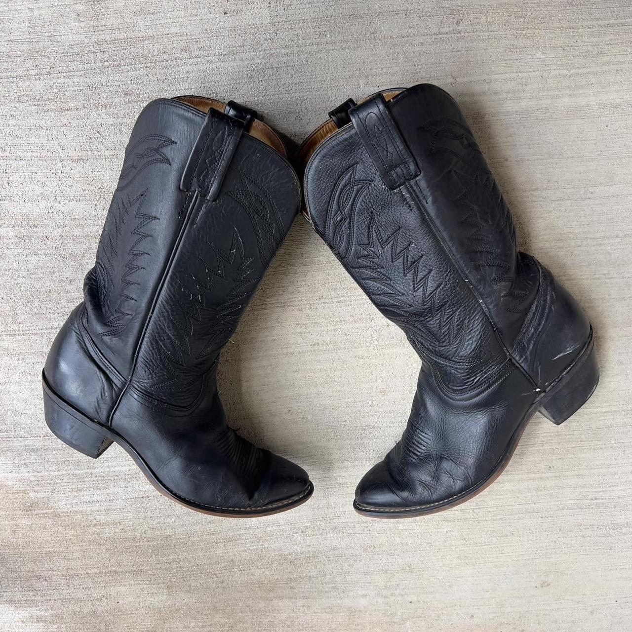 Vintage Made in USA Cowboy Boots Men’s 9.5 Made in... Depop