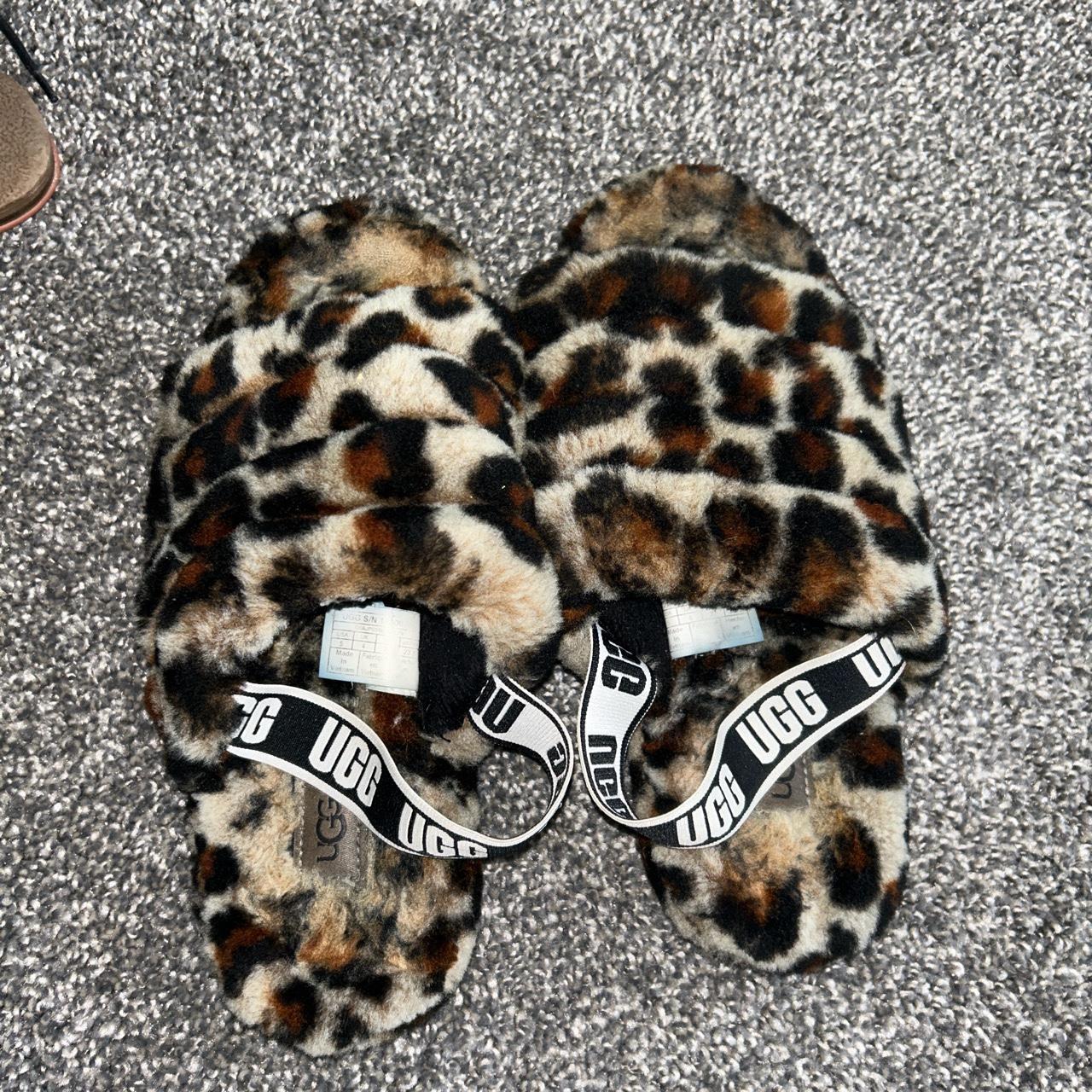 Cheetah on sale ugg slides