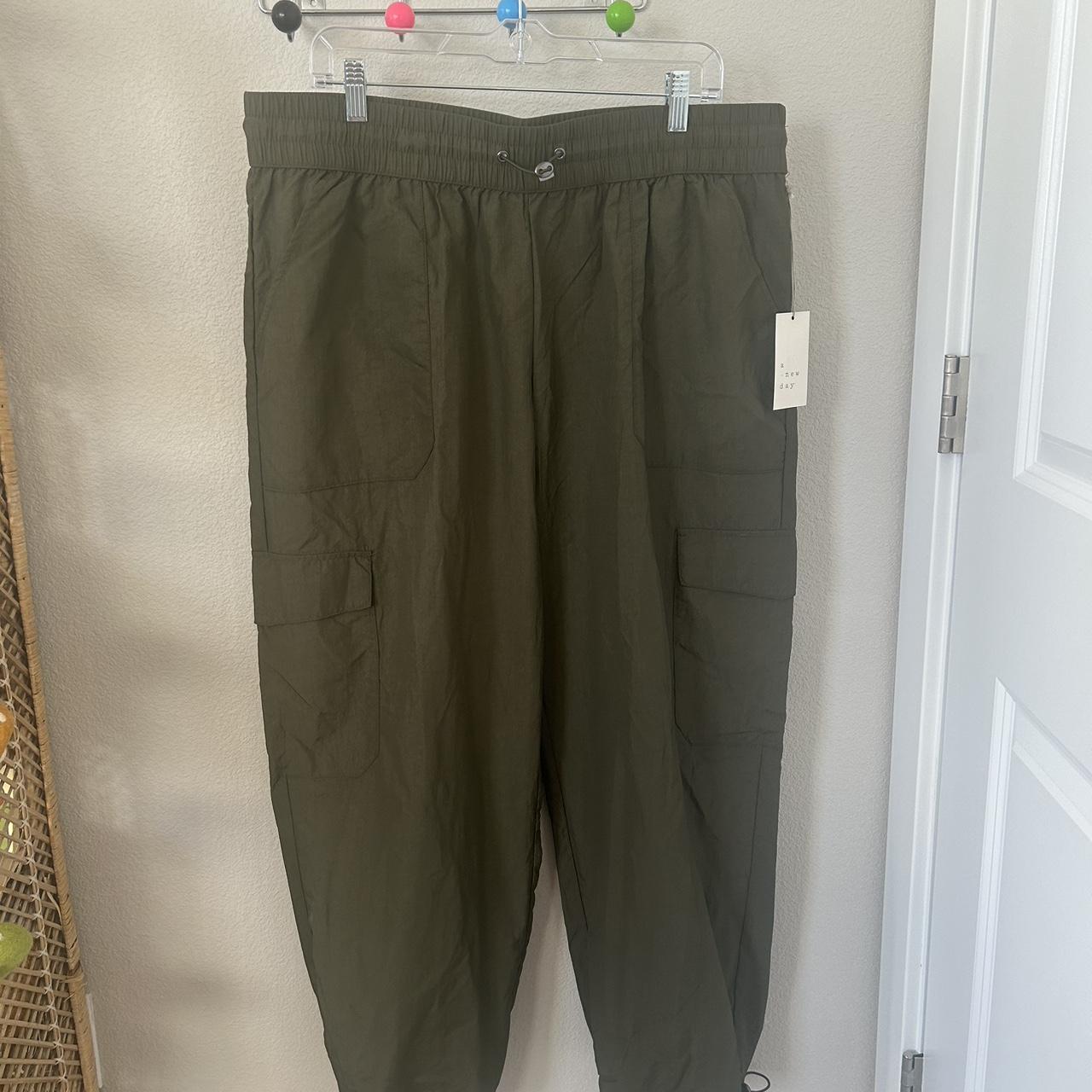 Green cargo pants New with tags, A New Day Size XL - Depop