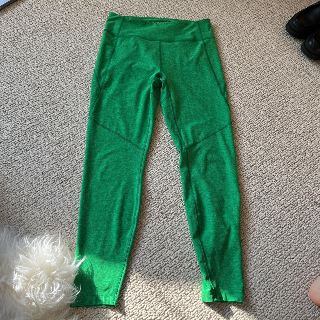 Outdoor Voices Green Workout Leggings Size M - Depop