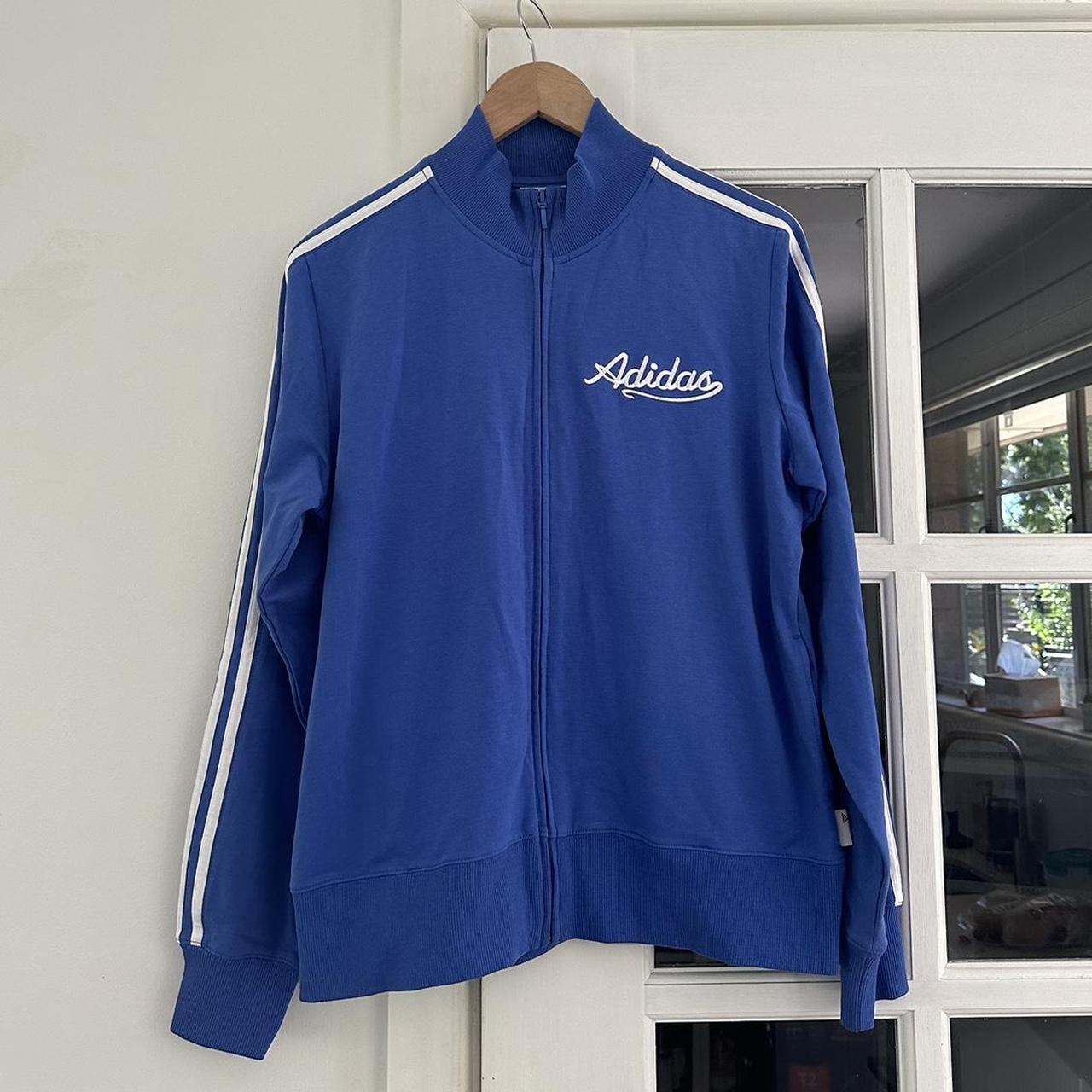 2000’s vintage adidas jacket great condition $11... - Depop