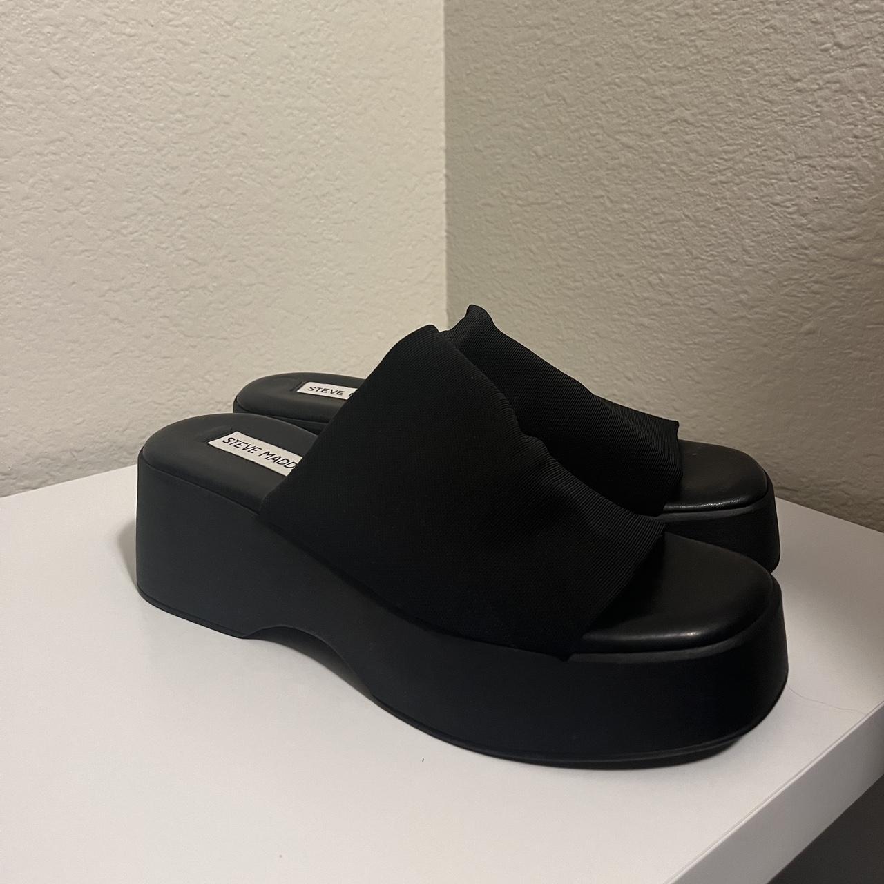 Steve Madden Sling Platform Sandals Very cute and... - Depop