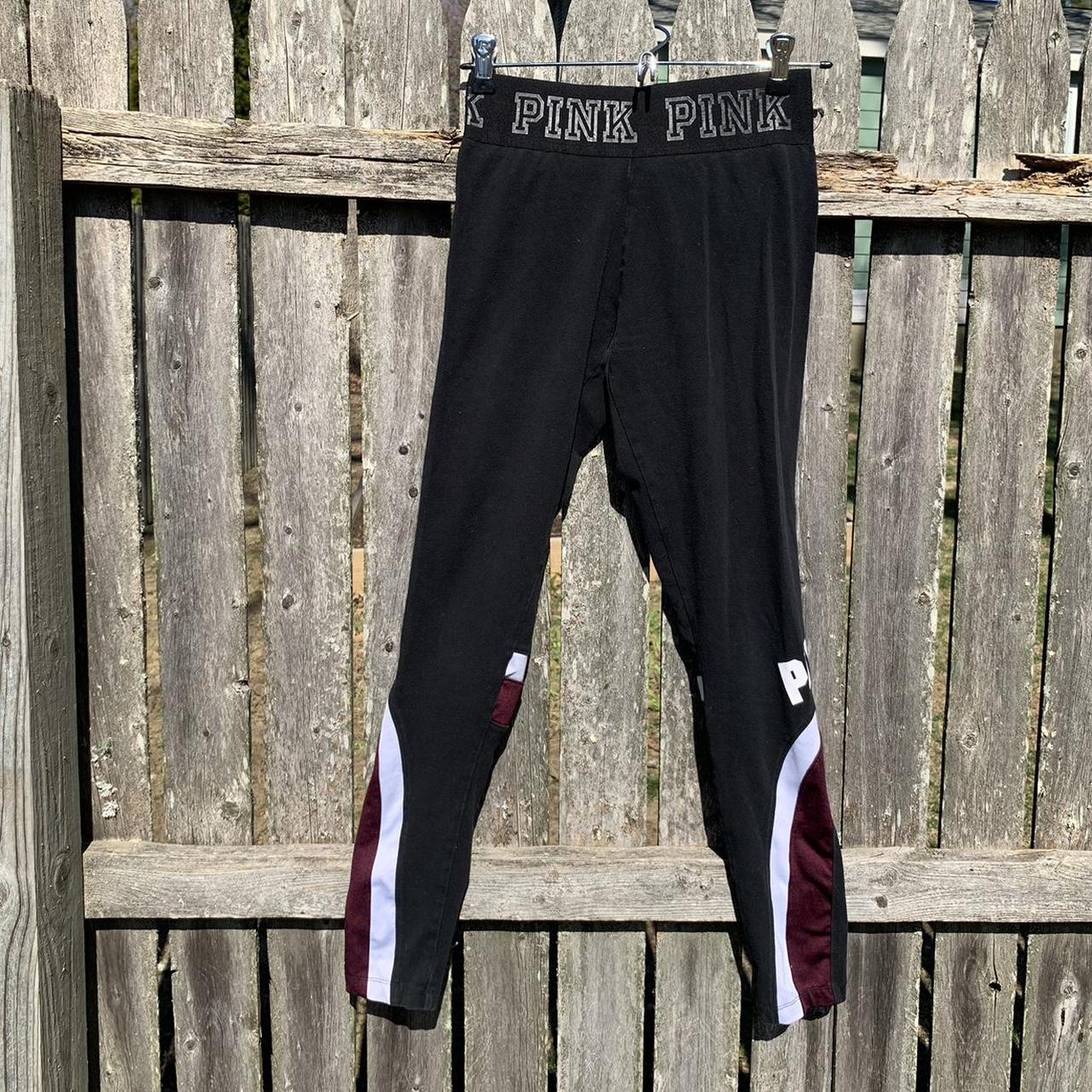 Victoria's Secret PINK leggings Black size - Depop