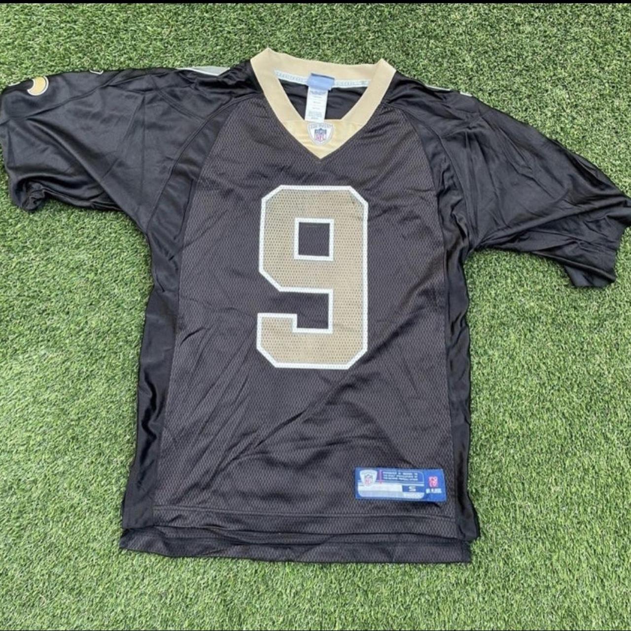 Reebok Drew Brees Jersey Boys XL Mens M New Orleans - Depop