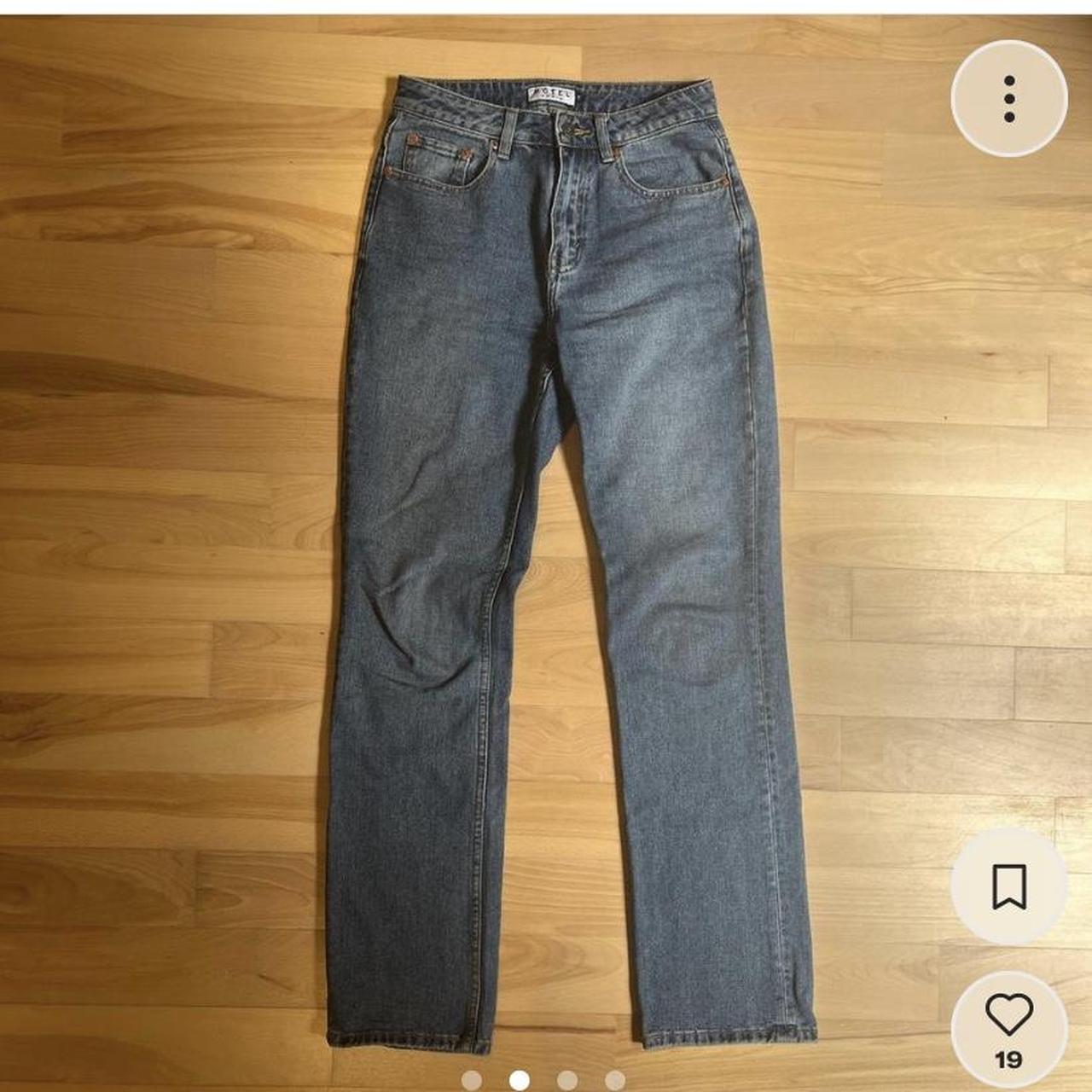 Motel rocks parallel jeans in size XS bought off... Depop