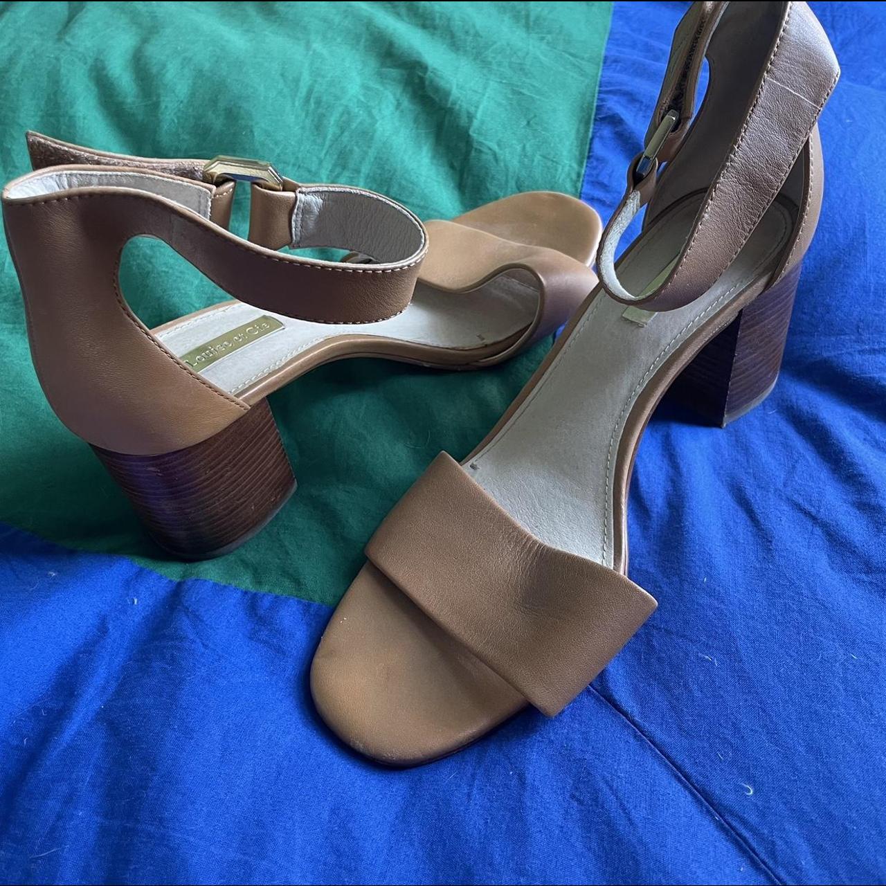 Nordstrom Women's Gold and Tan Sandals Depop