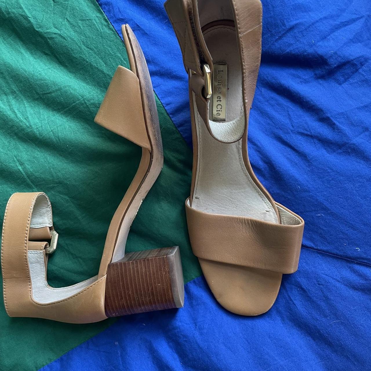 Nordstrom Women's Gold and Tan Sandals Depop