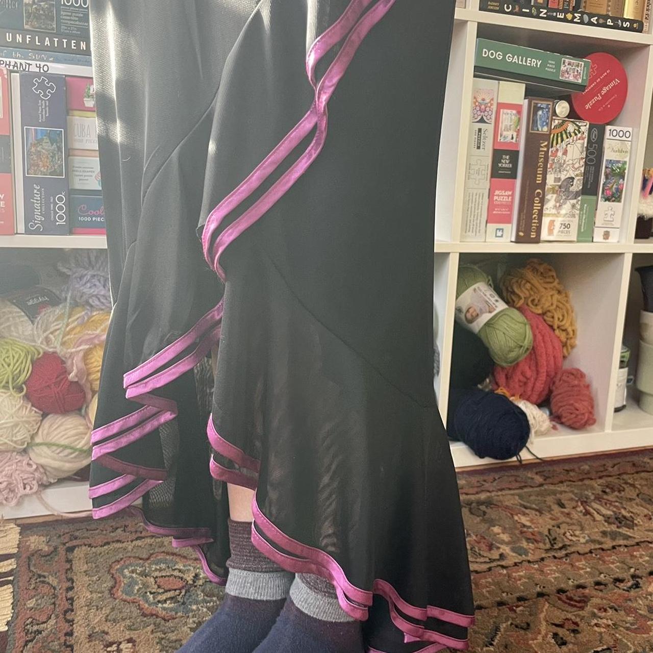 Rampage Women's Black and Pink Dress (2)