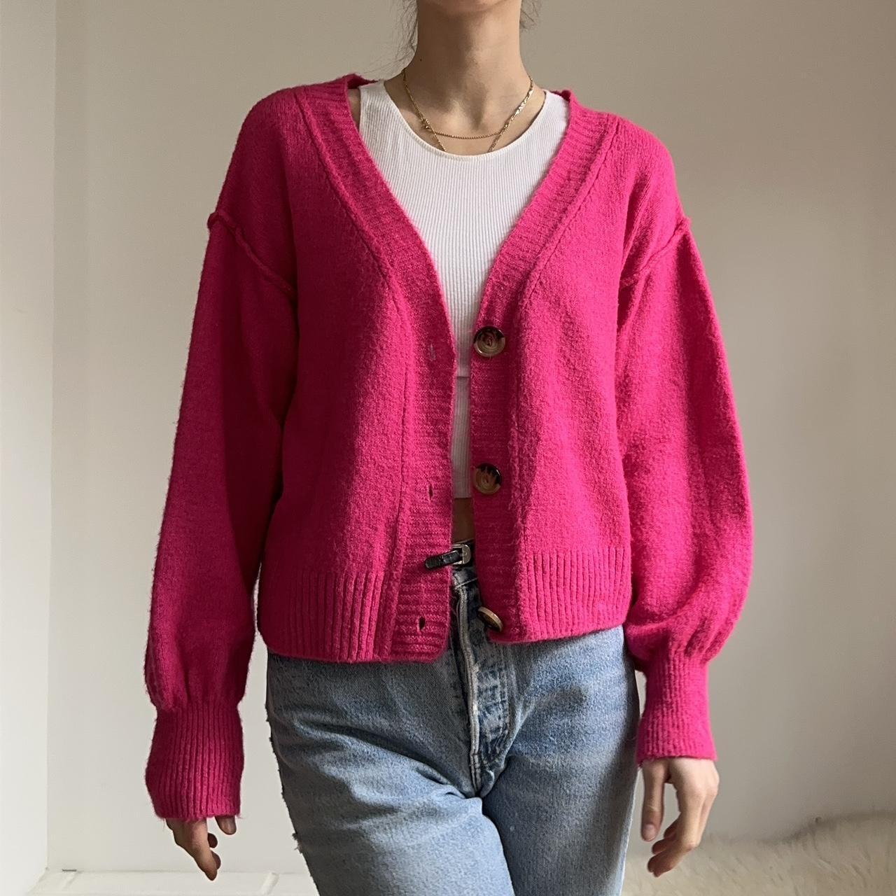 Pink topshop sweater best sale