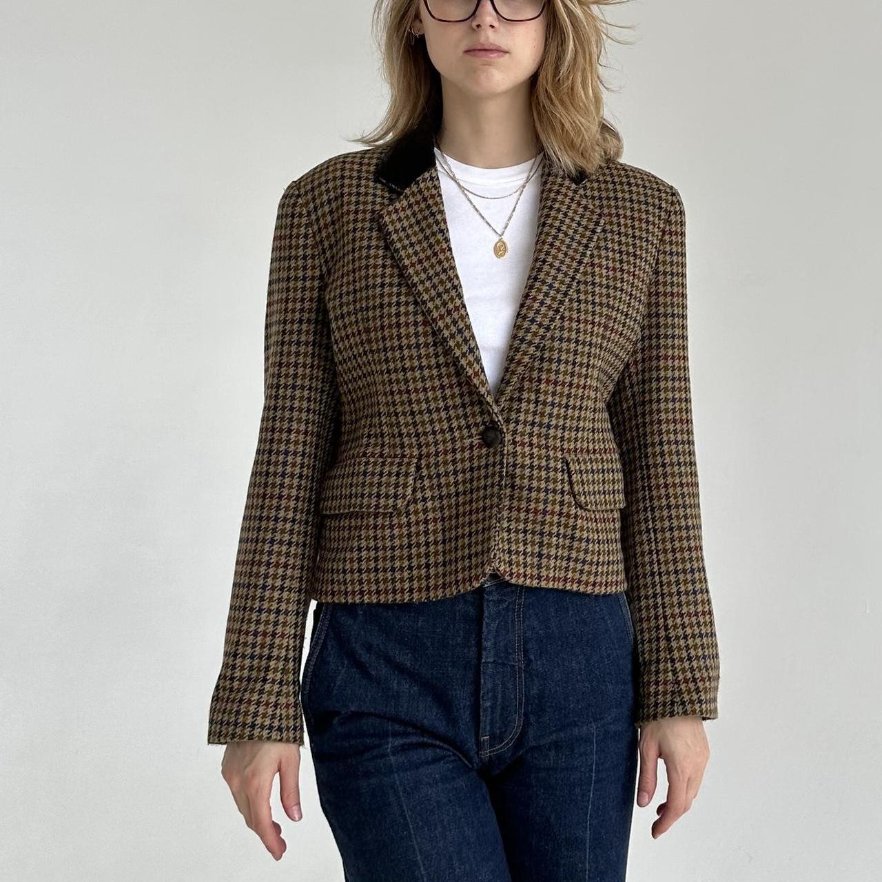 Ann Taylor Women's Tailored jacket - Brown/Multi … - image 1