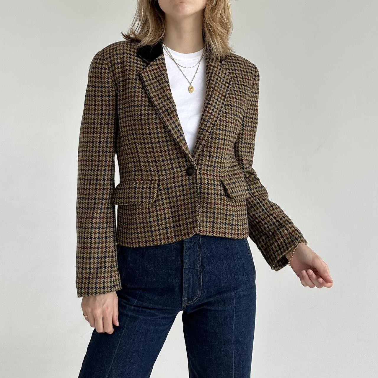 Ann Taylor Women's Tailored jacket - Brown/Multi … - image 2