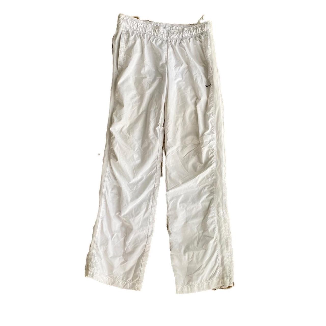 Nike white track parachute pants Nylon track pant. | Depop Nike white track parachute pants Nylon track pant. | Depop