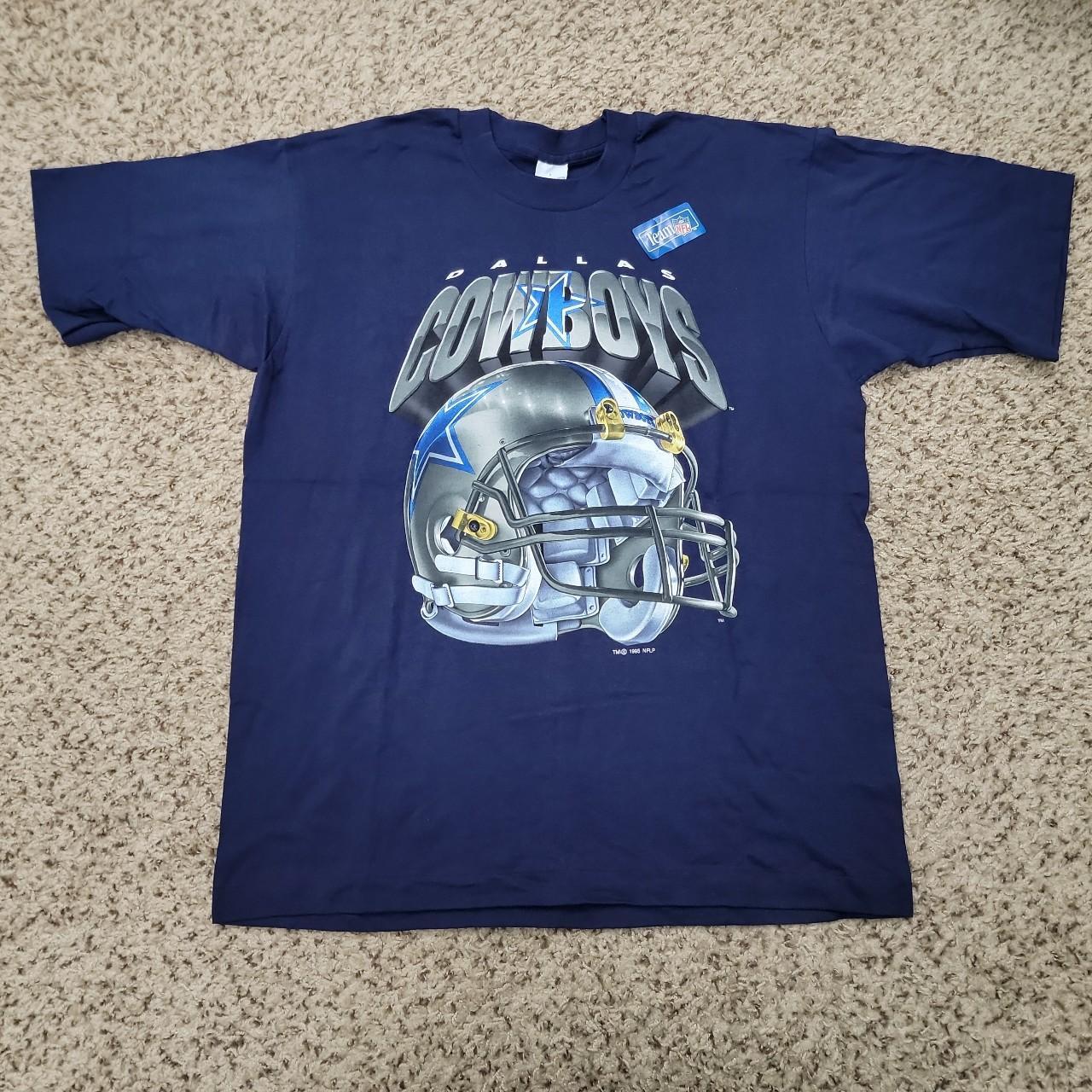 Vintage 90s Dallas Cowboys football helmet t shirt - Depop