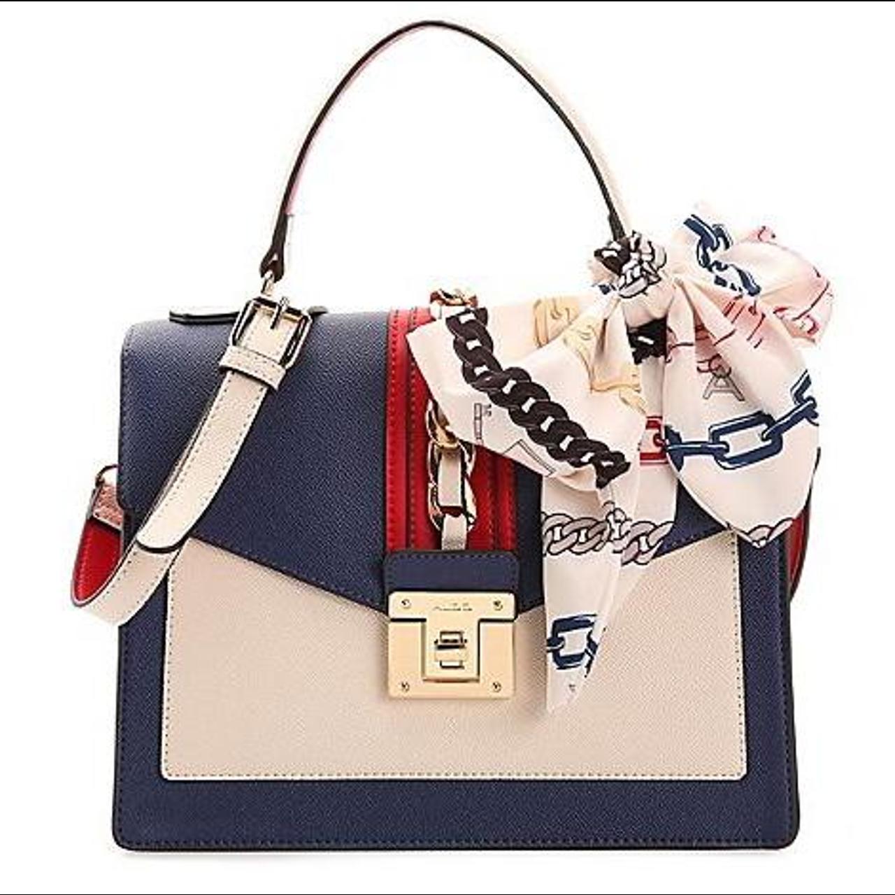 Aldo Glendaa Bag Red white blue bag with gold Depop