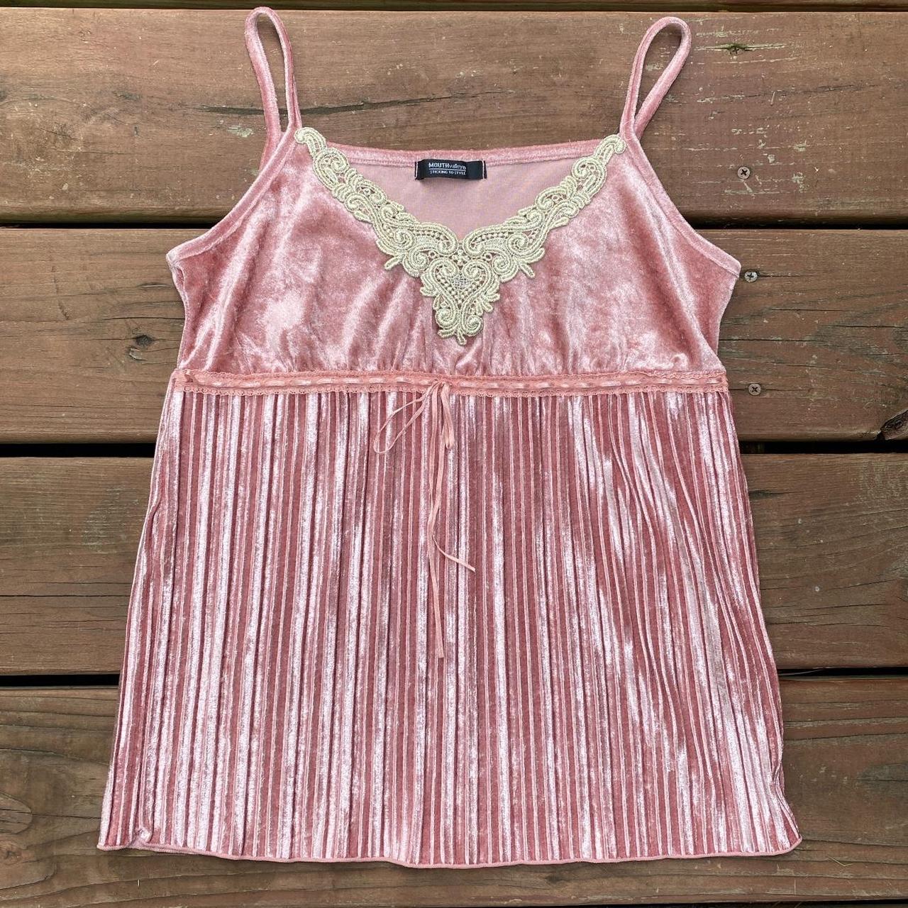 Lace velvet milkmaid hotsell cami