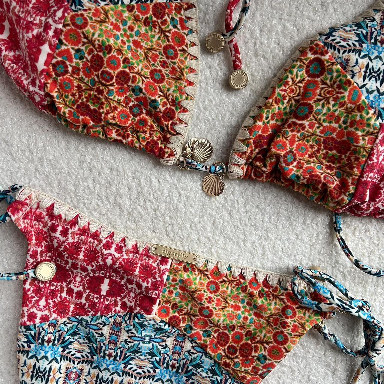 Tiger Lily Idra Bikini set Top size XS Bottoms... Depop