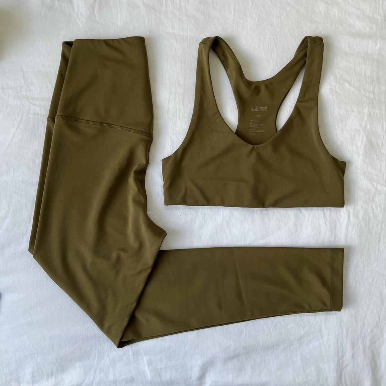 Girlfriend collective leggings in the globe color - Depop