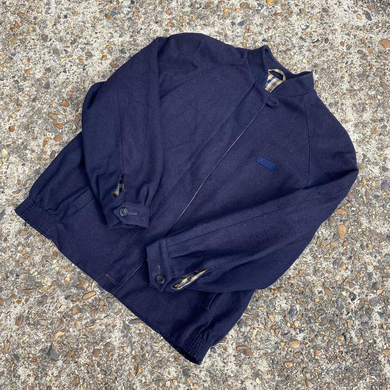 Aquascutum Jacket in Navy Size Small Lightweight... - Depop