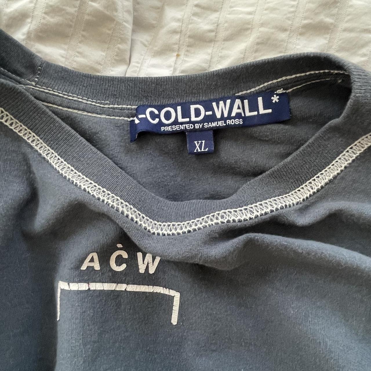 A-COLD-WALL Men's Blue and White T-shirt (6)