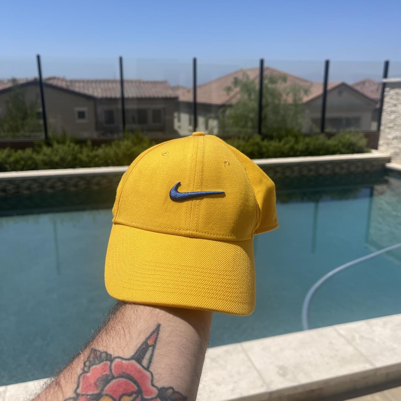 Blue and yellow nike cheap hat