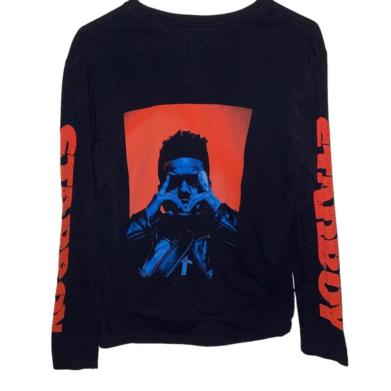 The Weeknd XO Starboy long-sleeve T-shirt (black) - - Depop
