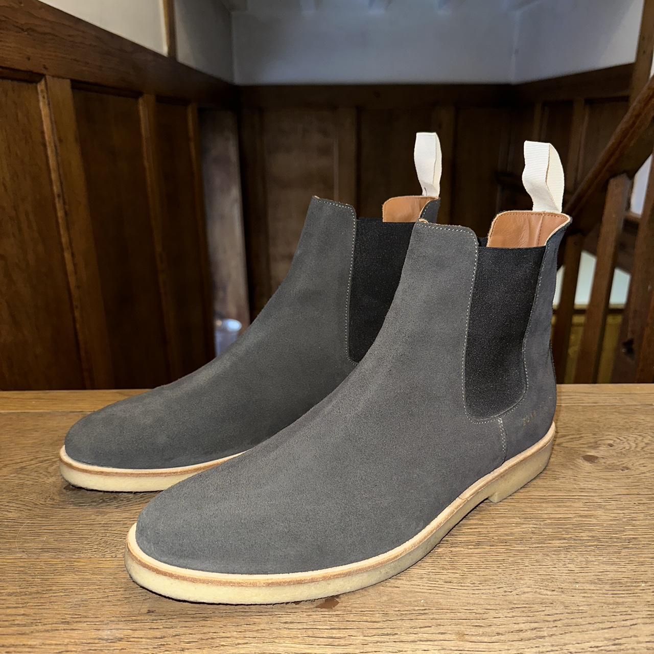 Common Projects Chelsea Boots Grey Suede UK9