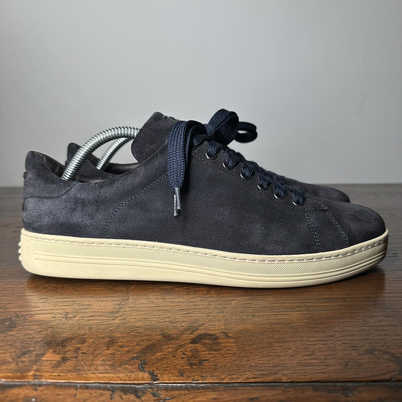 Tom Ford Warwick Navy Suede Sneakers Size UK9 RRP | Depop