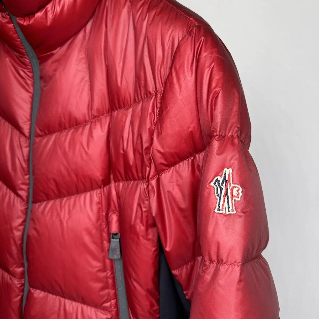 パリ直営店買付【MONCLER】Grenoble Timah ジャケット Moncler Canmore Grenoble Giubbotto Red Size 4 / X | Depop