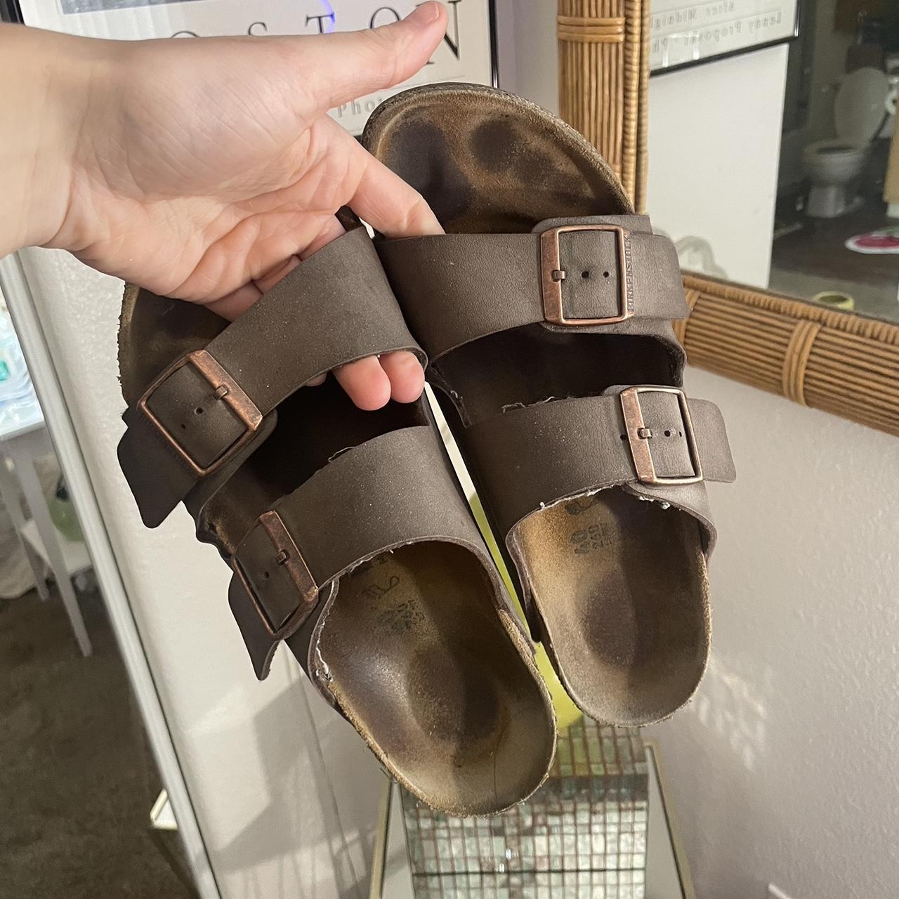 Birkenstock sandals size 40 #birkenstock #summer... - Depop