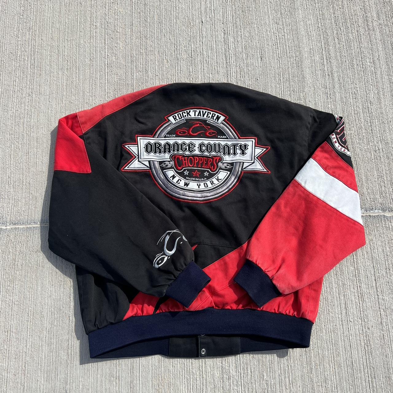 Men's Black and Red Jacket | Depop